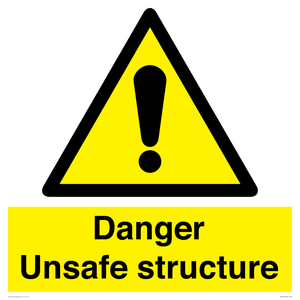 danger unsafe structure